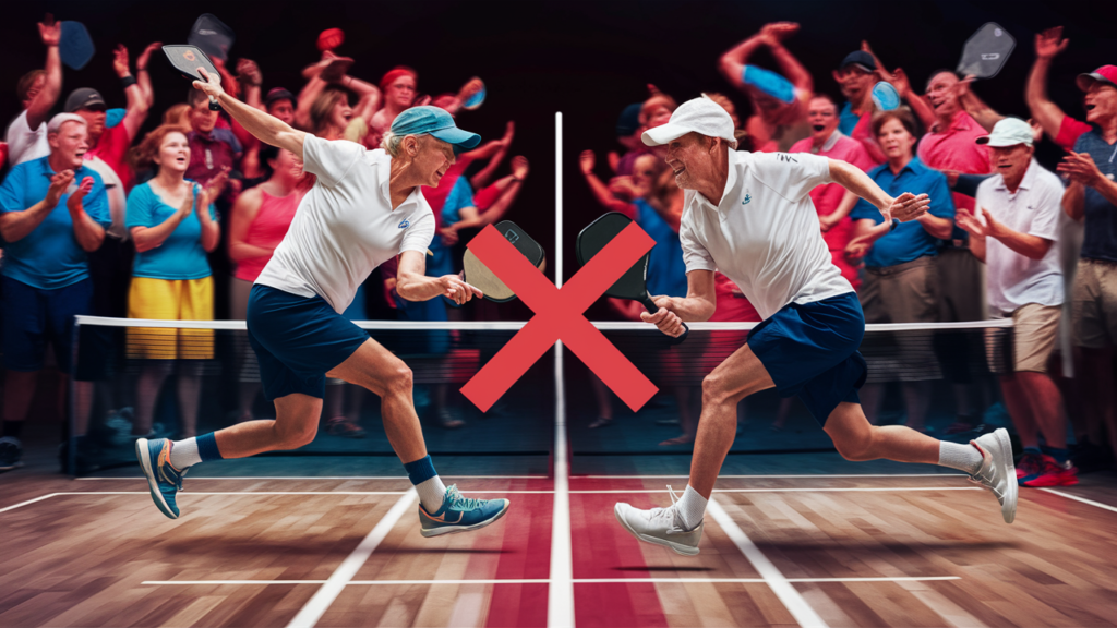 lo que no se puede hacer en pickleball